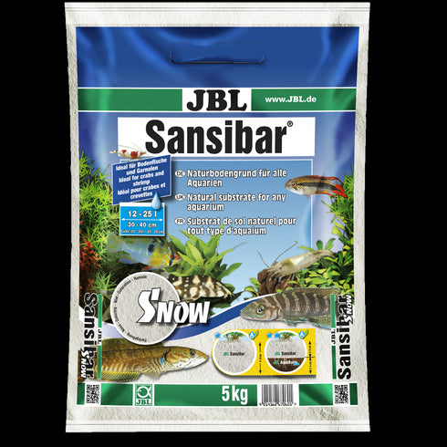 Pietris pentru acvariu JBL Sansibar Snow 5 Kg